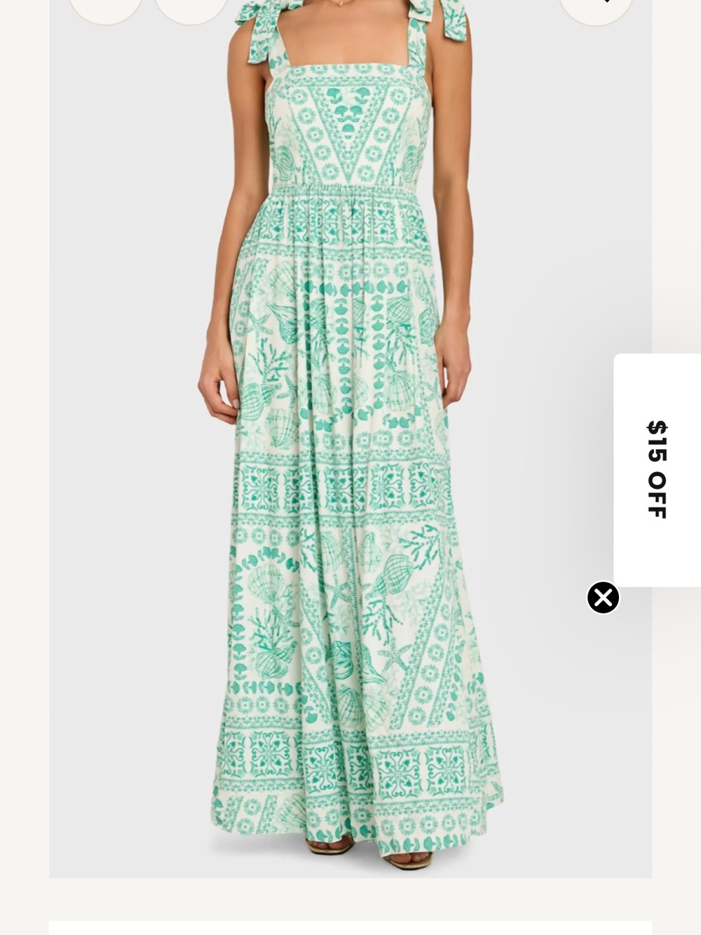 Amanda Uprichard - Fredonia Square Neck Maxi Dress